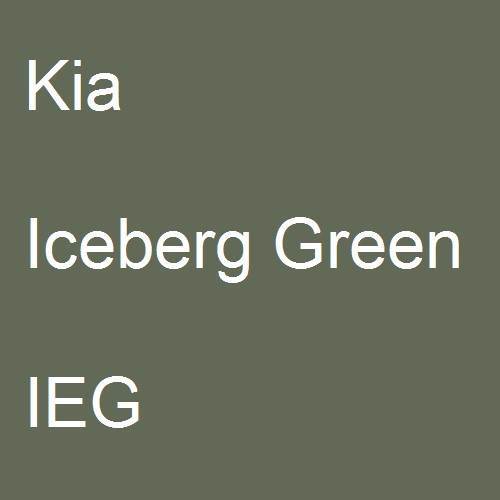 Kia, Iceberg Green, IEG.